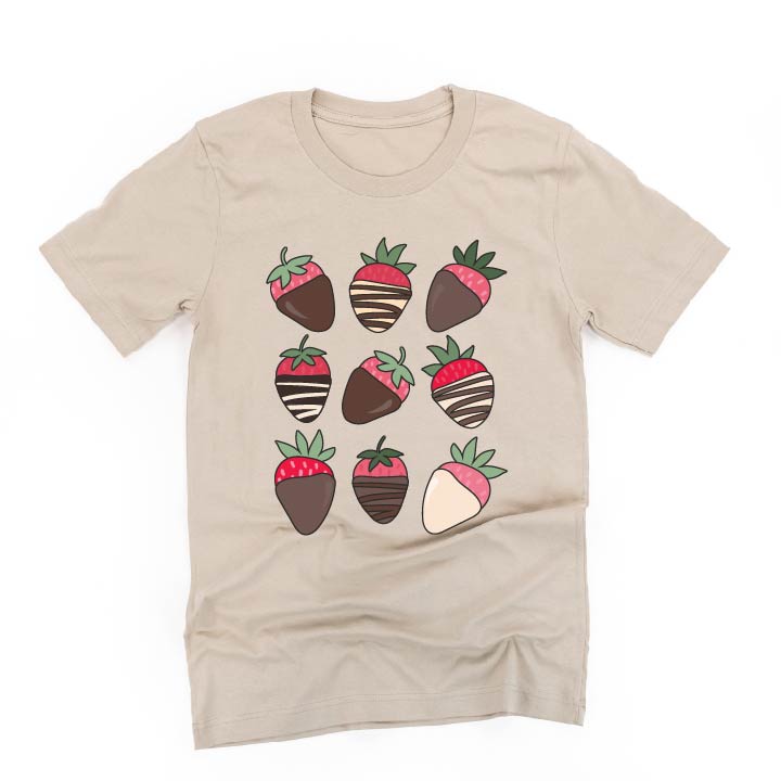 Chocolate Covered Strawberries - Unisex Tee Little Mama Shirt Shop