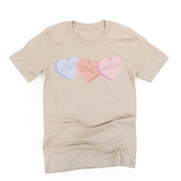 Love One Another - Conversation Hearts - Unisex Tee