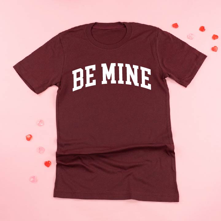 Arched Be Mine - Varsity - Unisex Tee Little Mama Shirt Shop