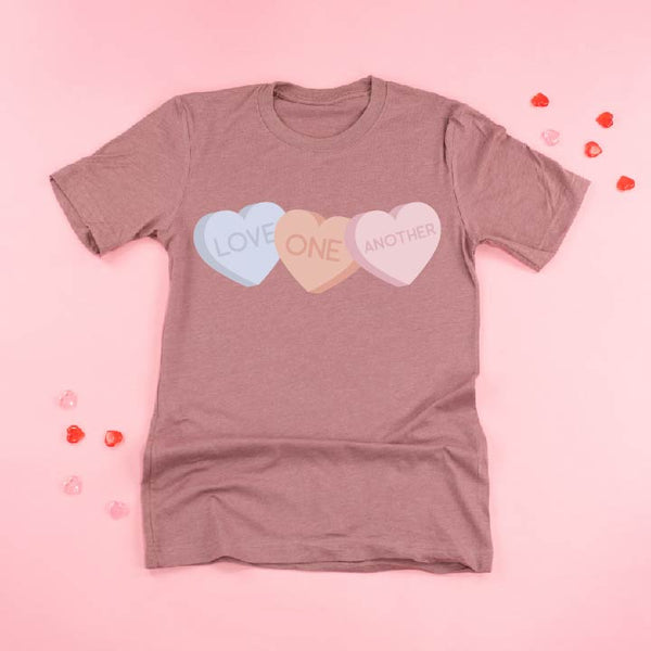 Love One Another - Conversation Hearts - Unisex Tee