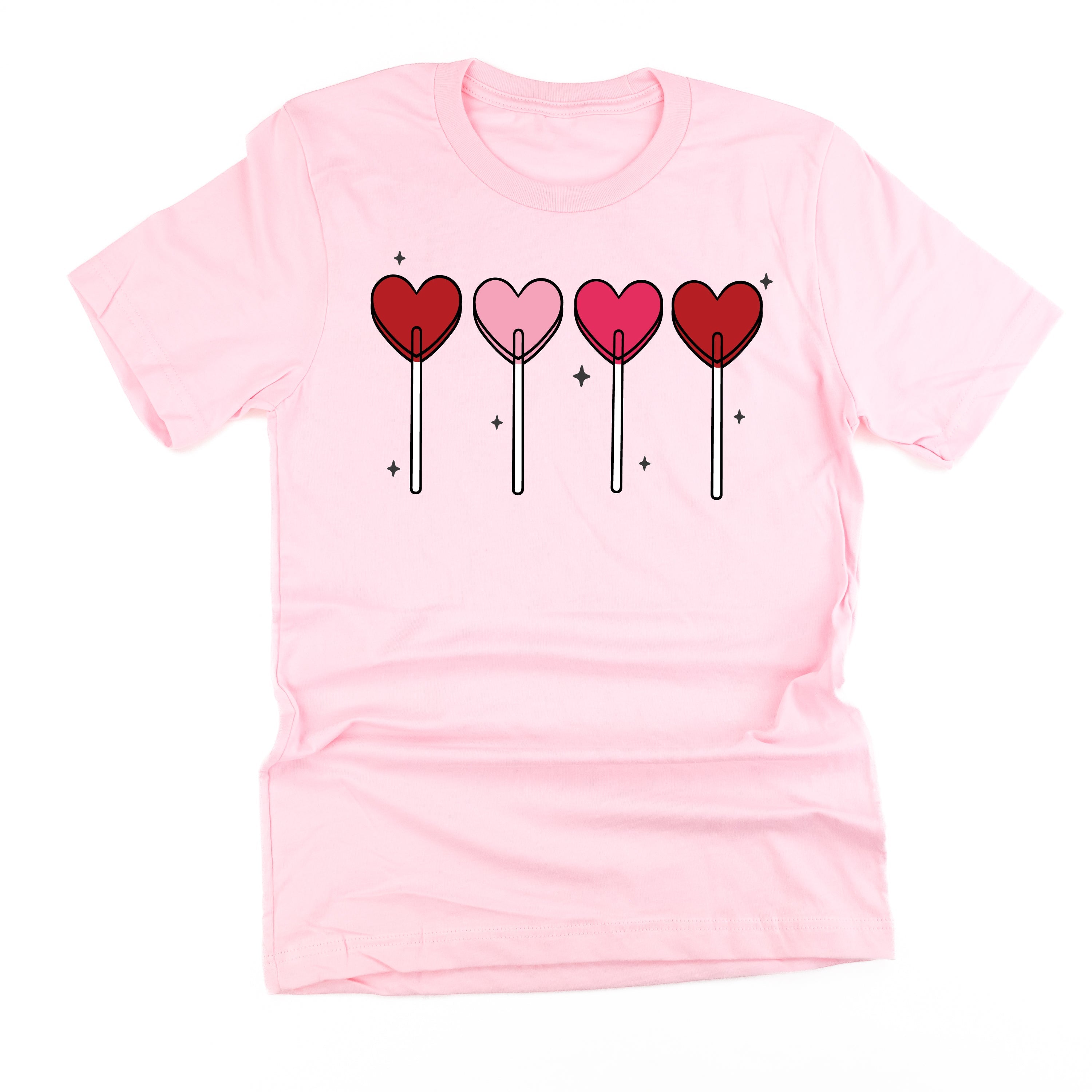 Classic Heart Lollipops - Unisex Tee Little Mama Shirt Shop