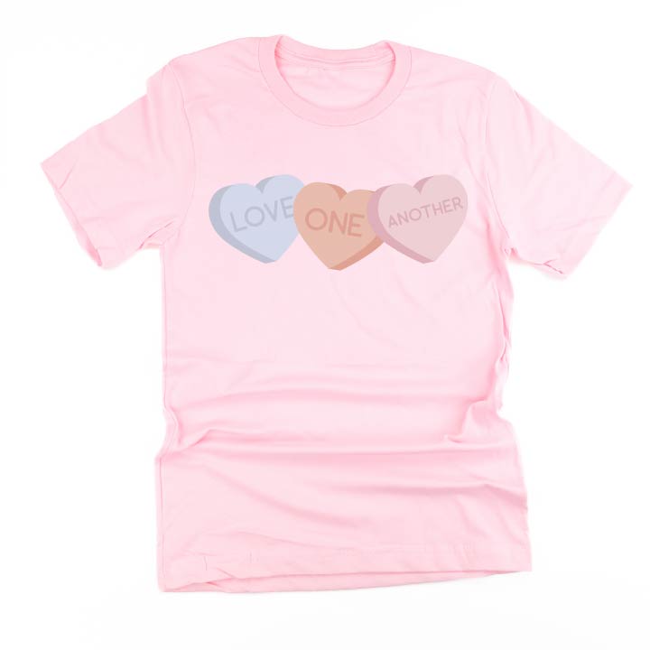 Love One Another - Conversation Hearts - Unisex Tee