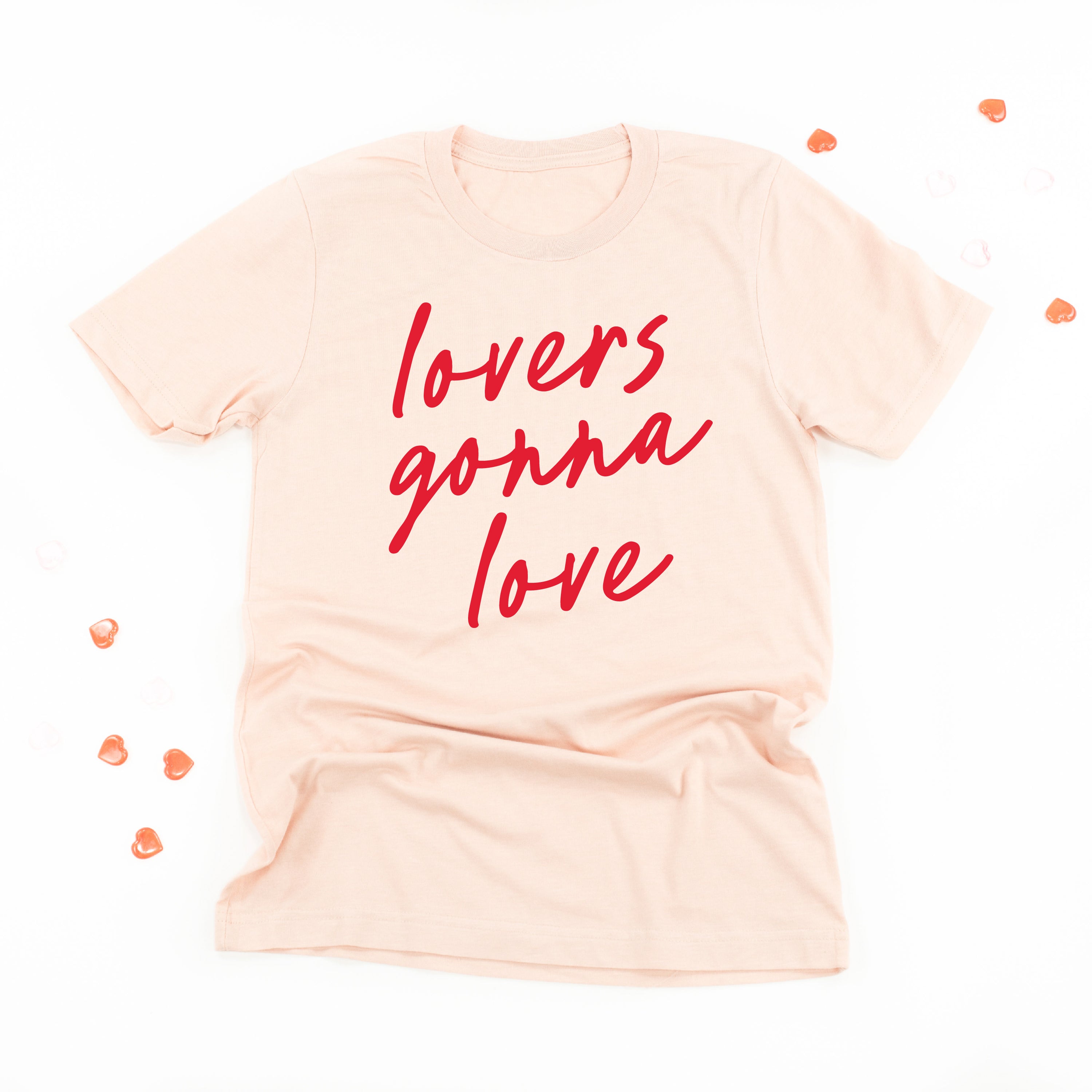 Lovers Gonna Love - Cursive - Unisex Tee Little Mama Shirt Shop