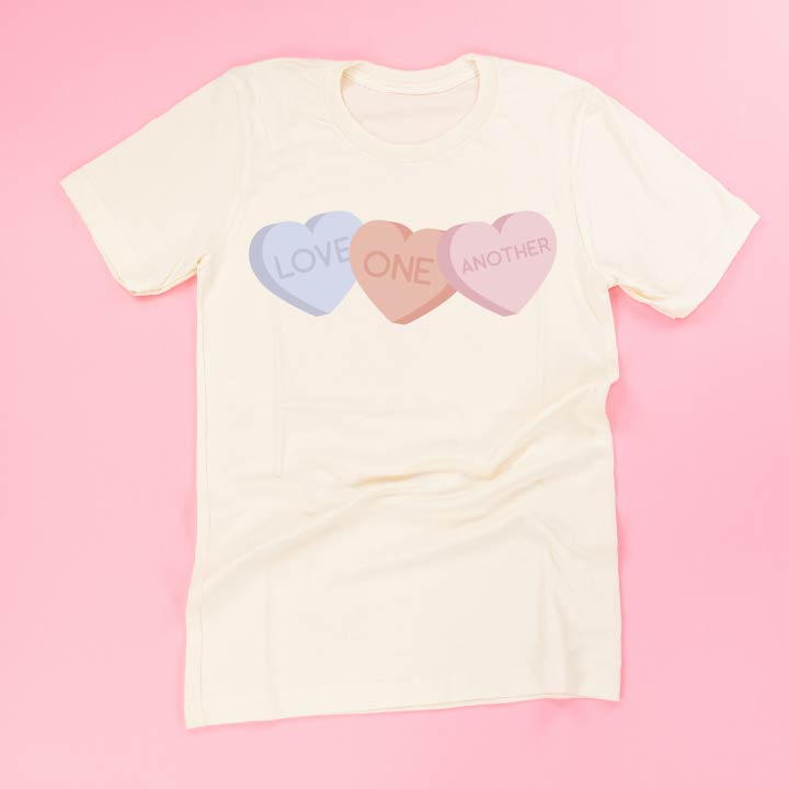 Love One Another - Conversation Hearts - Unisex Tee