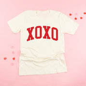 Arched XOXO - Varsity - Unisex Tee Little Mama Shirt Shop