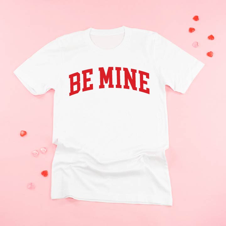 Arched Be Mine - Varsity - Unisex Tee Little Mama Shirt Shop
