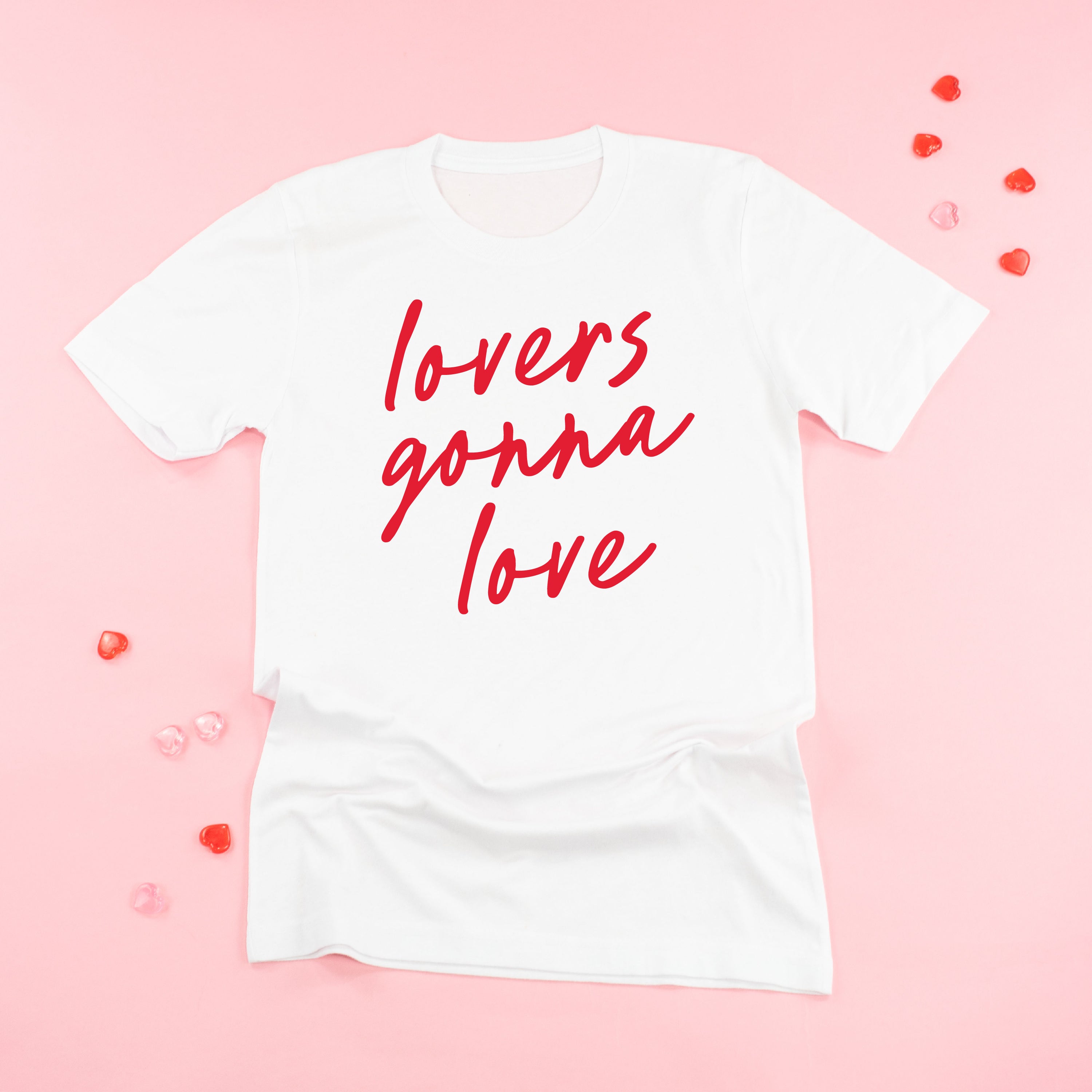 Lovers Gonna Love - Cursive - Unisex Tee Little Mama Shirt Shop