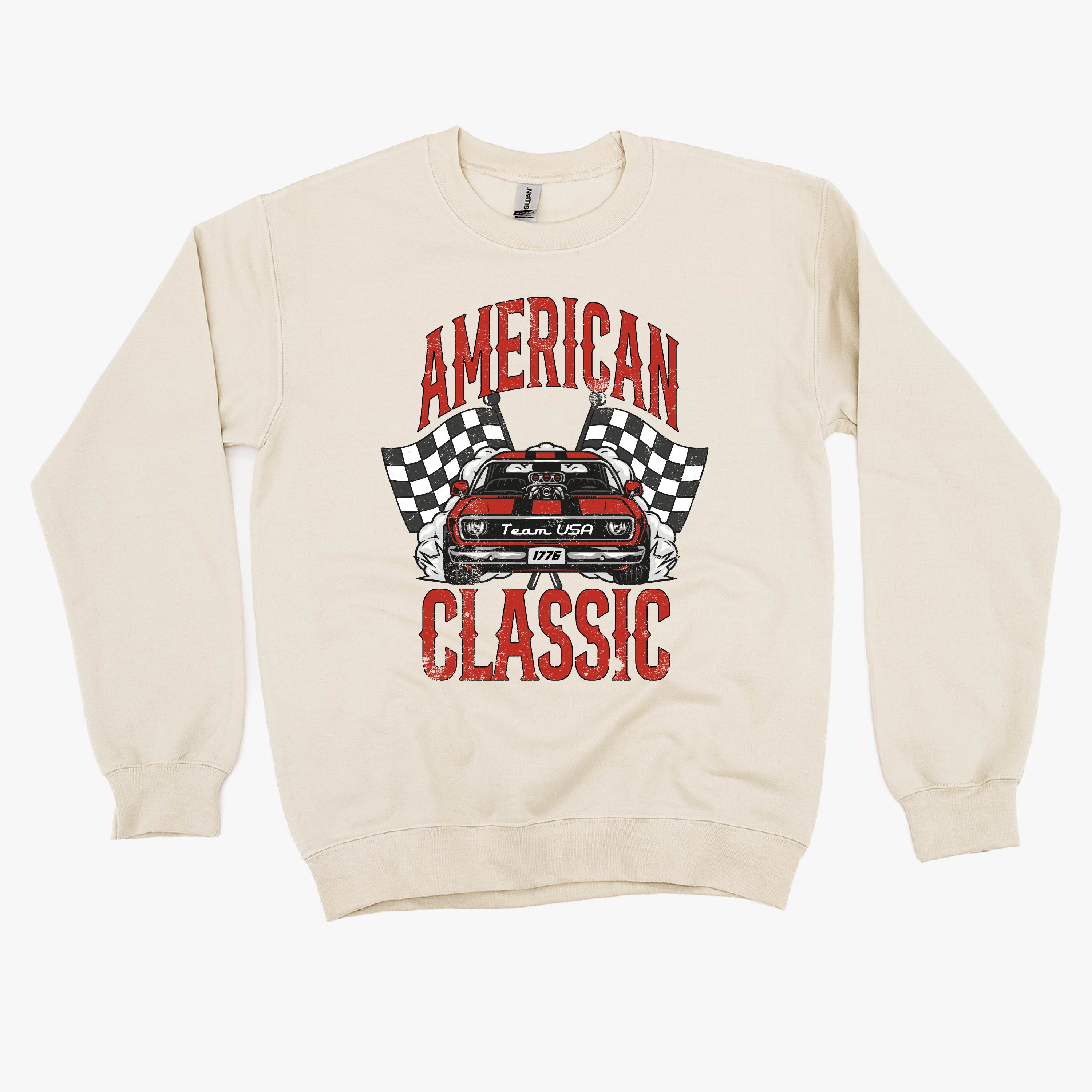 American Classic Car - BASIC Fleece Little Mama Shirt Shop LLC