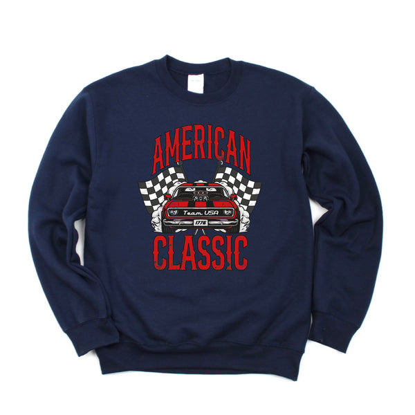 American Classic Car - BASIC FLEECE CREWNECK