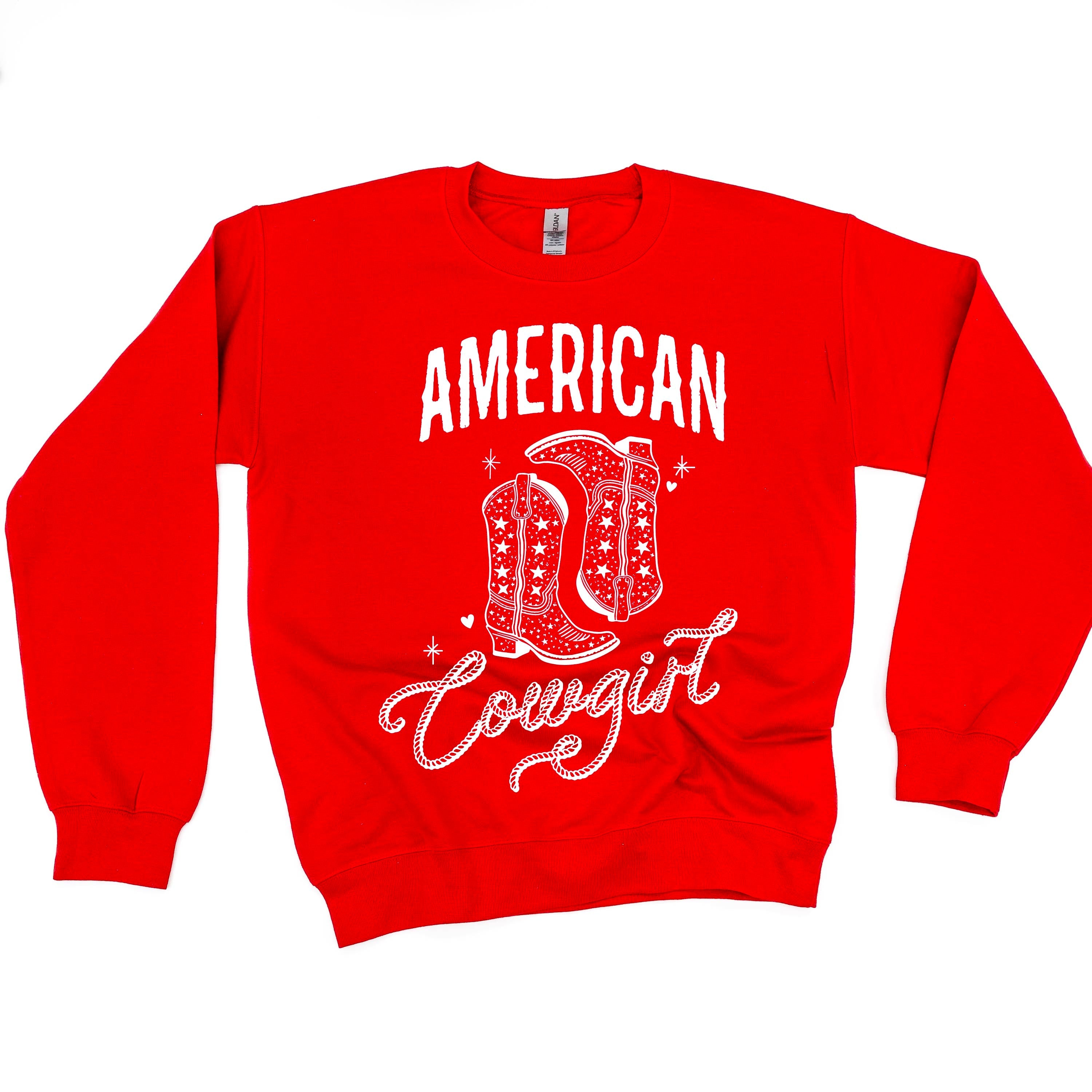 American Cowgirl - BASIC Fleece Little Mama Shirt Shop LLC