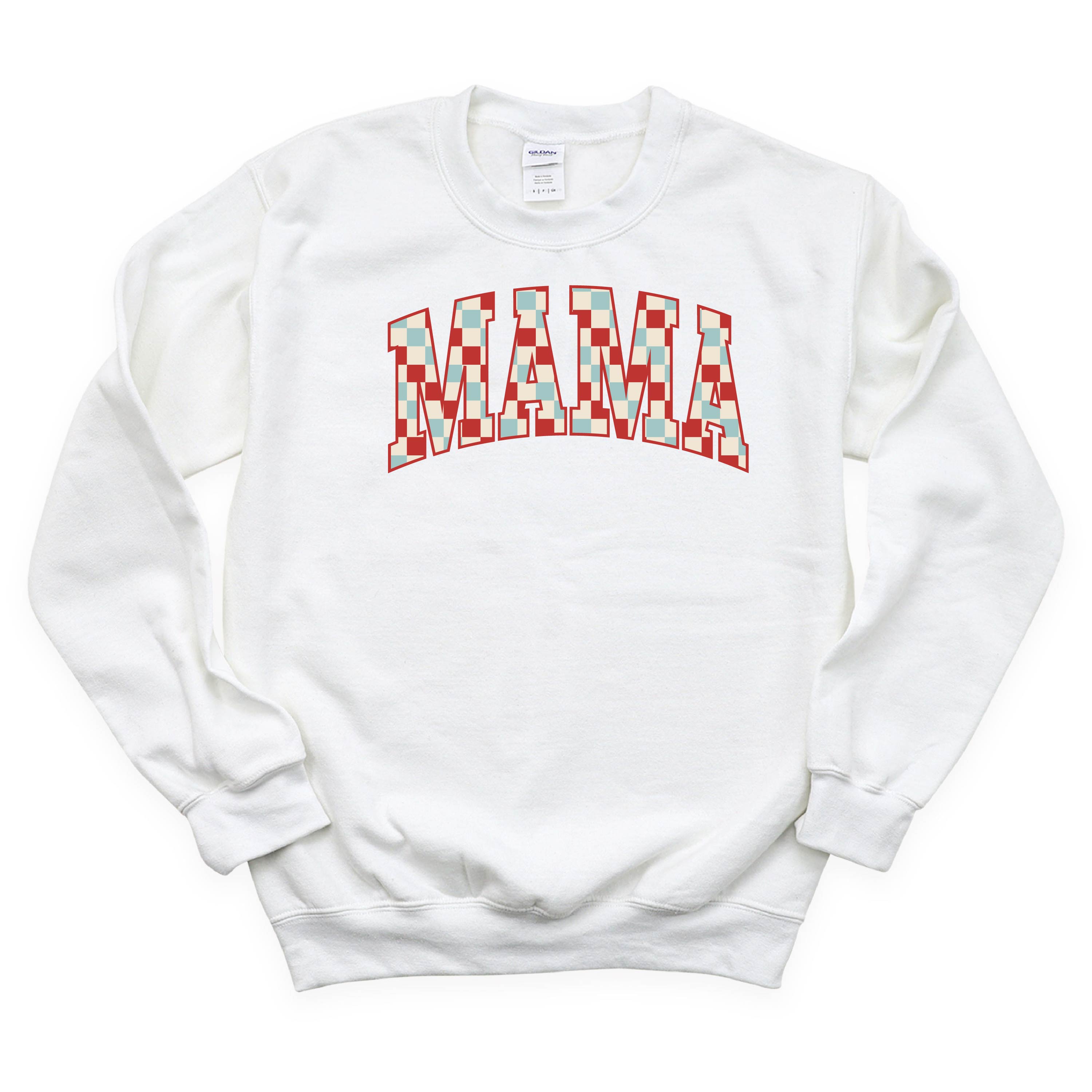 Checkered Mama - BASIC Fleece Little Mama Shirt Shop LLC