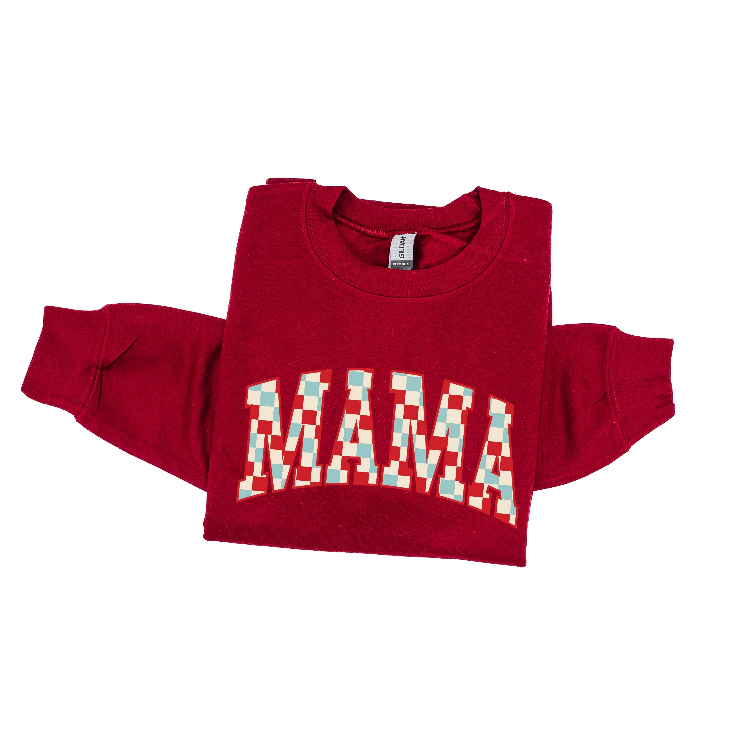 Checkered Mama - BASIC Fleece Little Mama Shirt Shop LLC