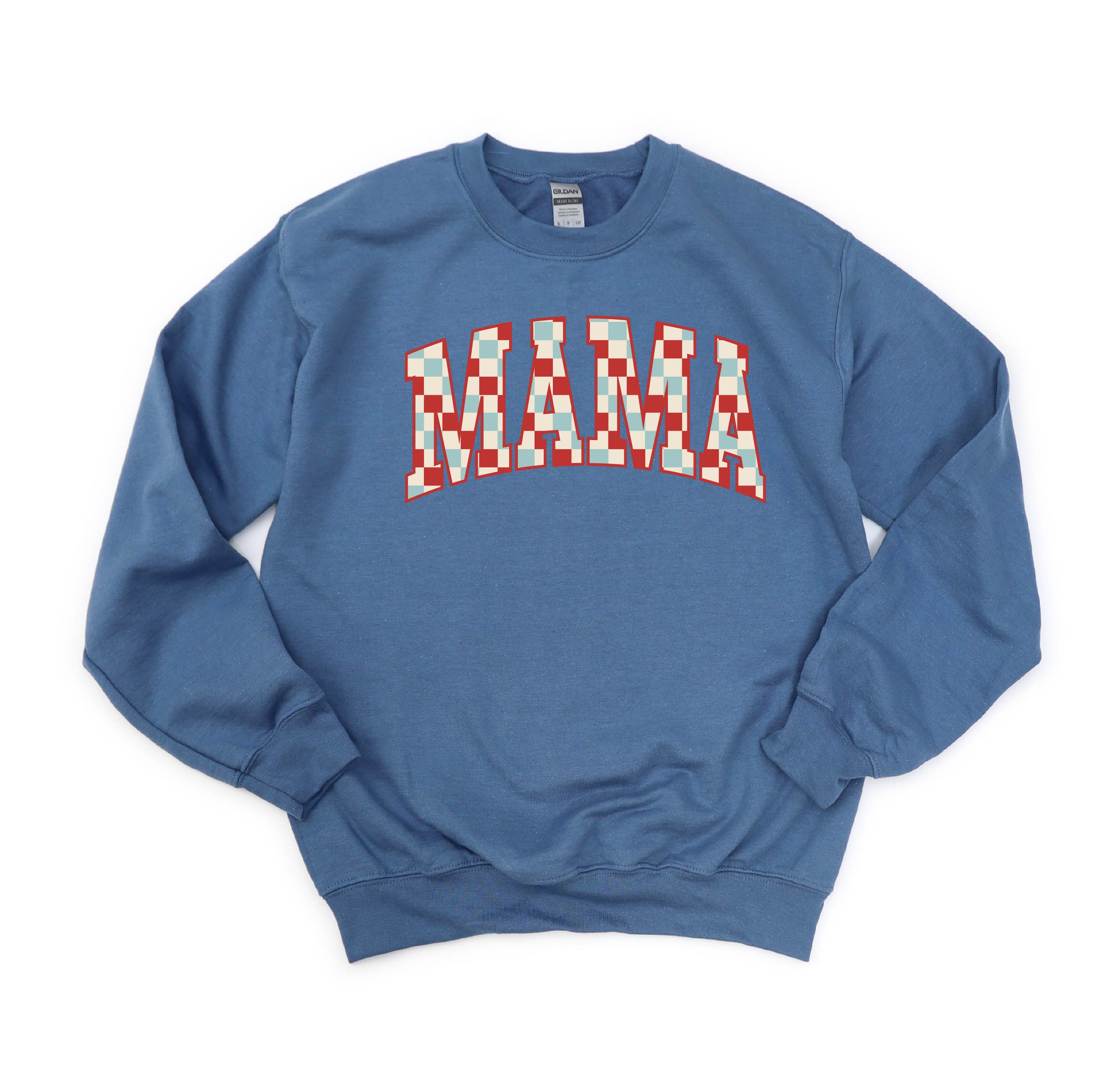 Checkered Mama - BASIC Fleece Little Mama Shirt Shop LLC