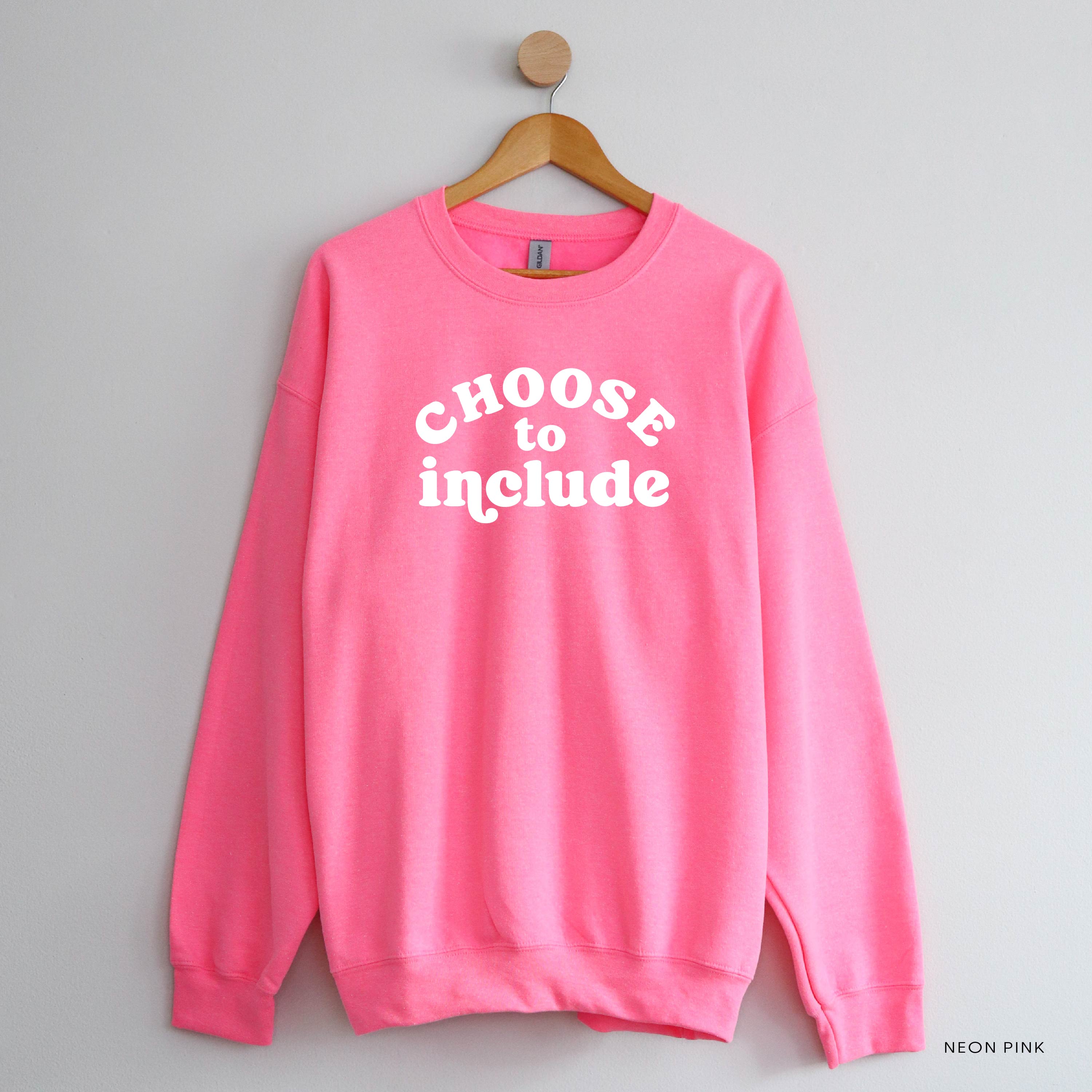 Choose to Include - BASIC FLEECE CREWNECK Little Mama Shirt Shop LLC