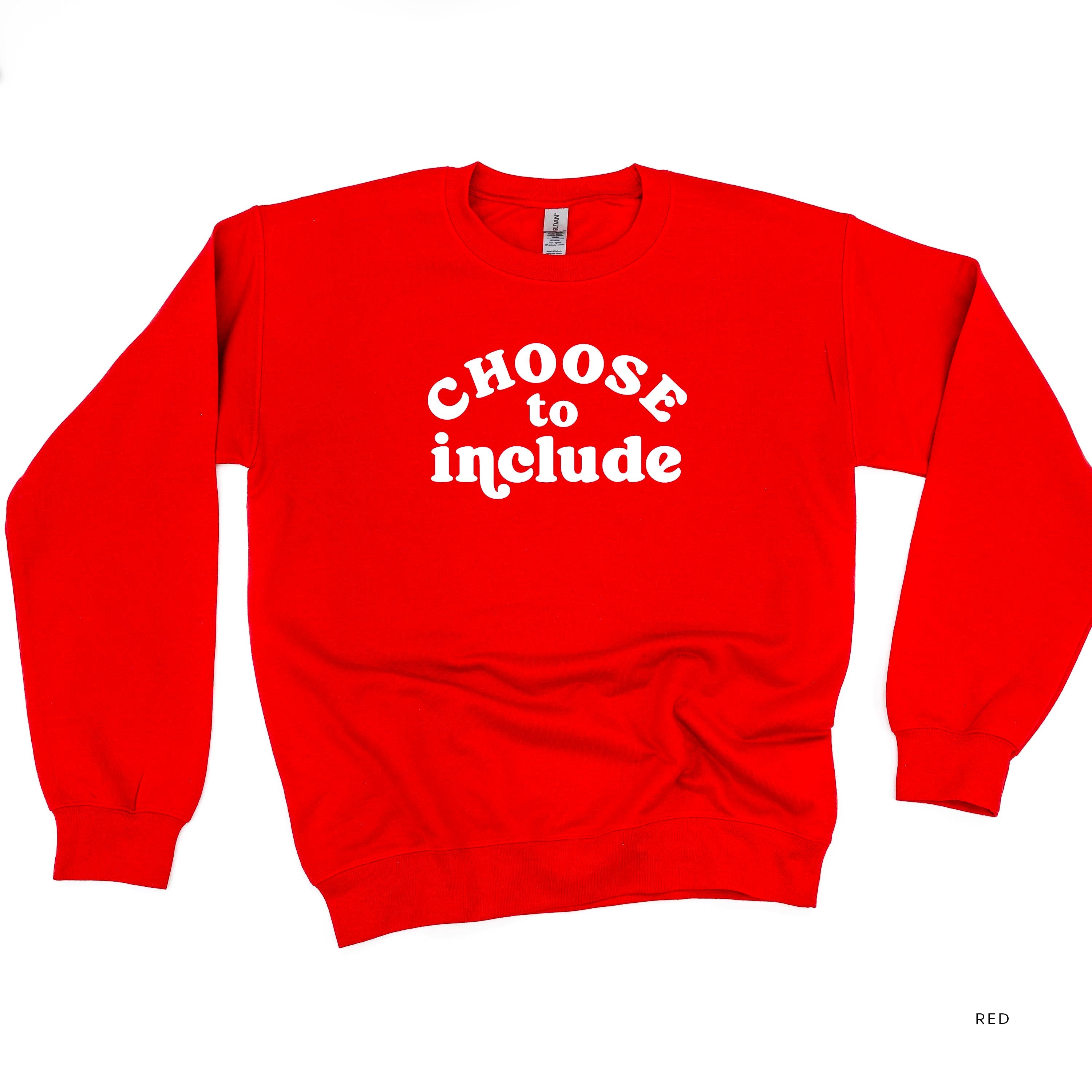 Choose to Include - BASIC FLEECE CREWNECK Little Mama Shirt Shop LLC