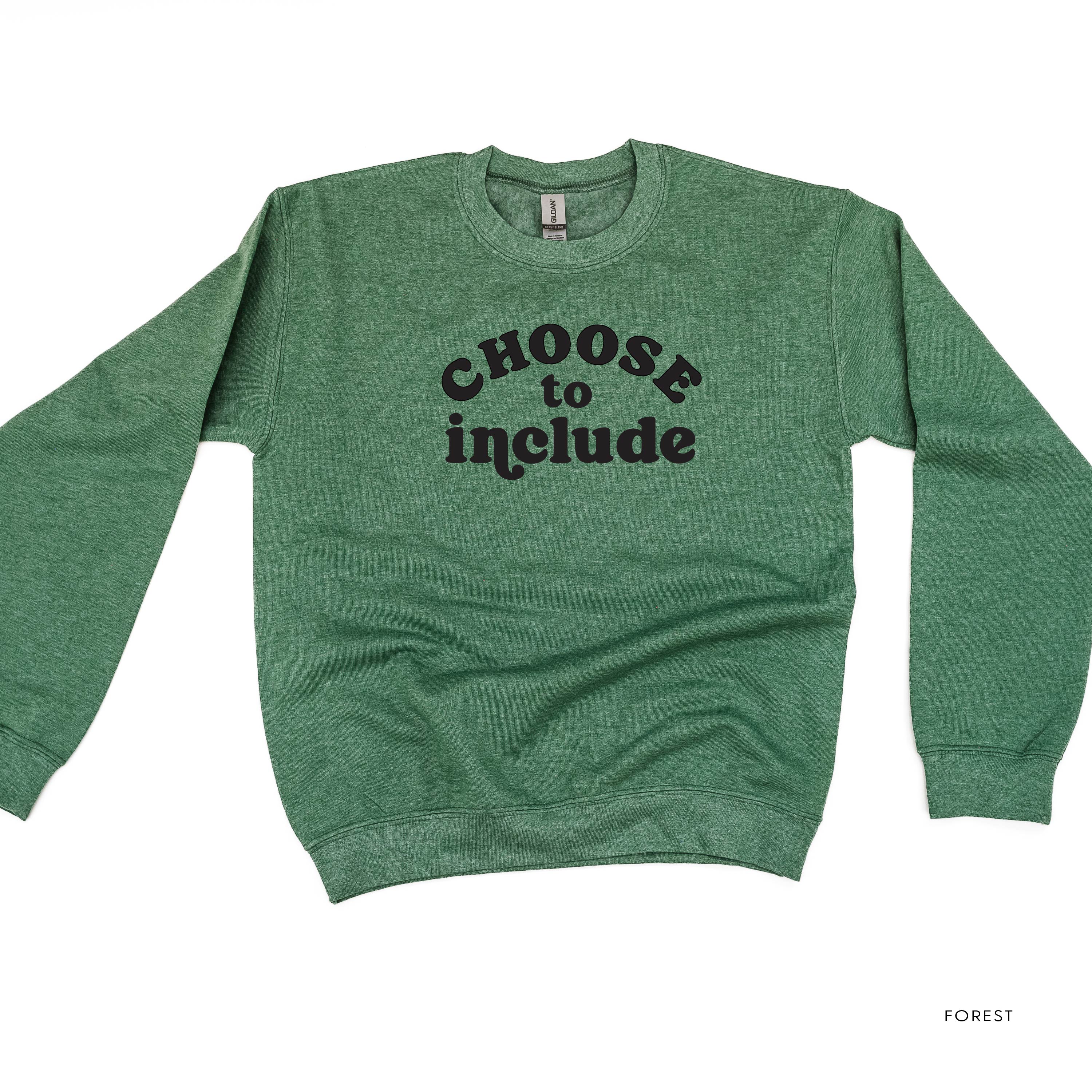 Choose to Include - BASIC FLEECE CREWNECK Little Mama Shirt Shop LLC