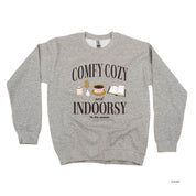 Comfy Cozy and Indoorsy - Basic Fleece Crewneck Little Mama Shirt Shop LLC