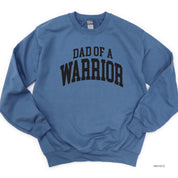 Dad of a Warrior - Varsity - BASIC FLEECE CREWNECK