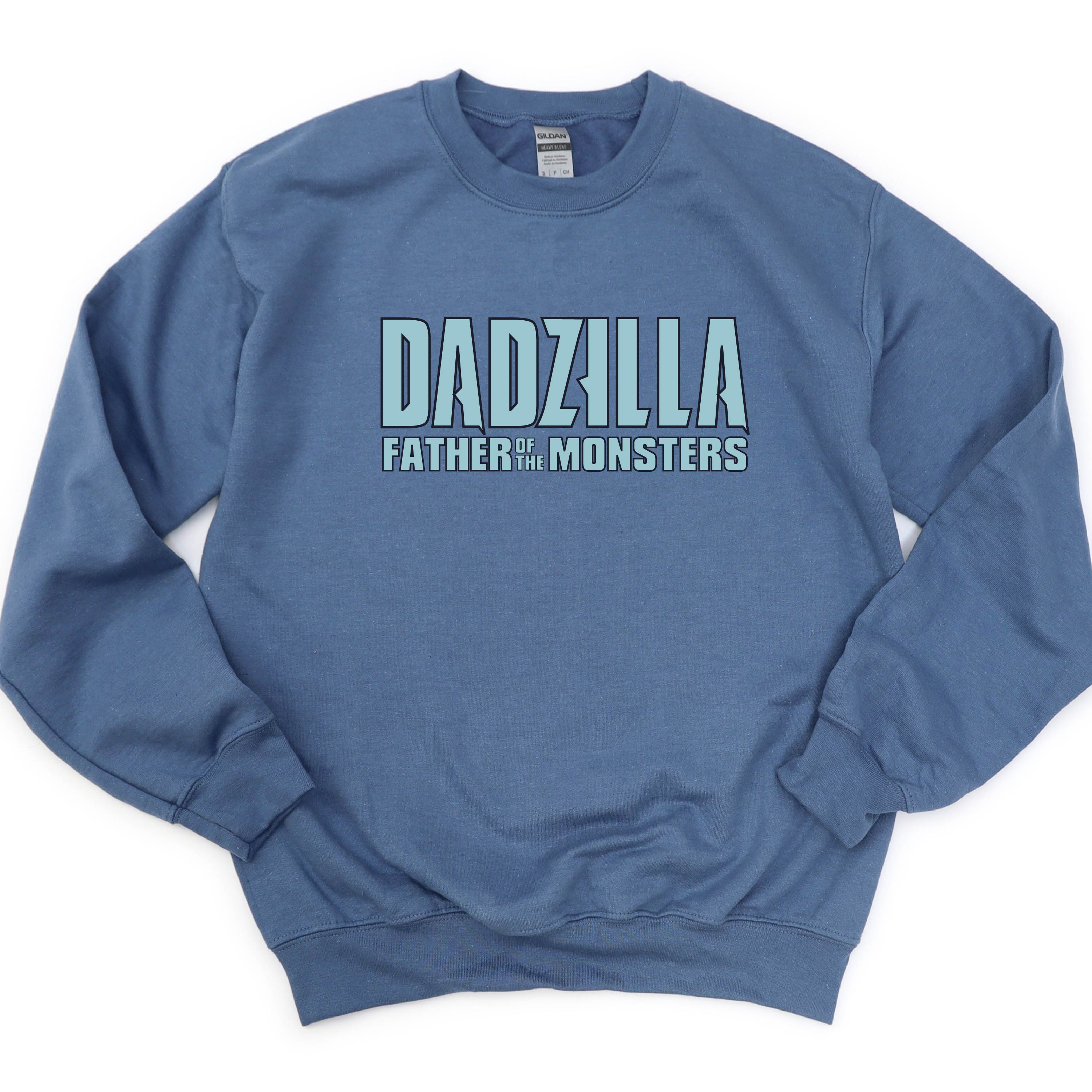 Dadzilla - Father Of The Monster(s) - BASIC Fleece Little Mama Shirt Shop LLC