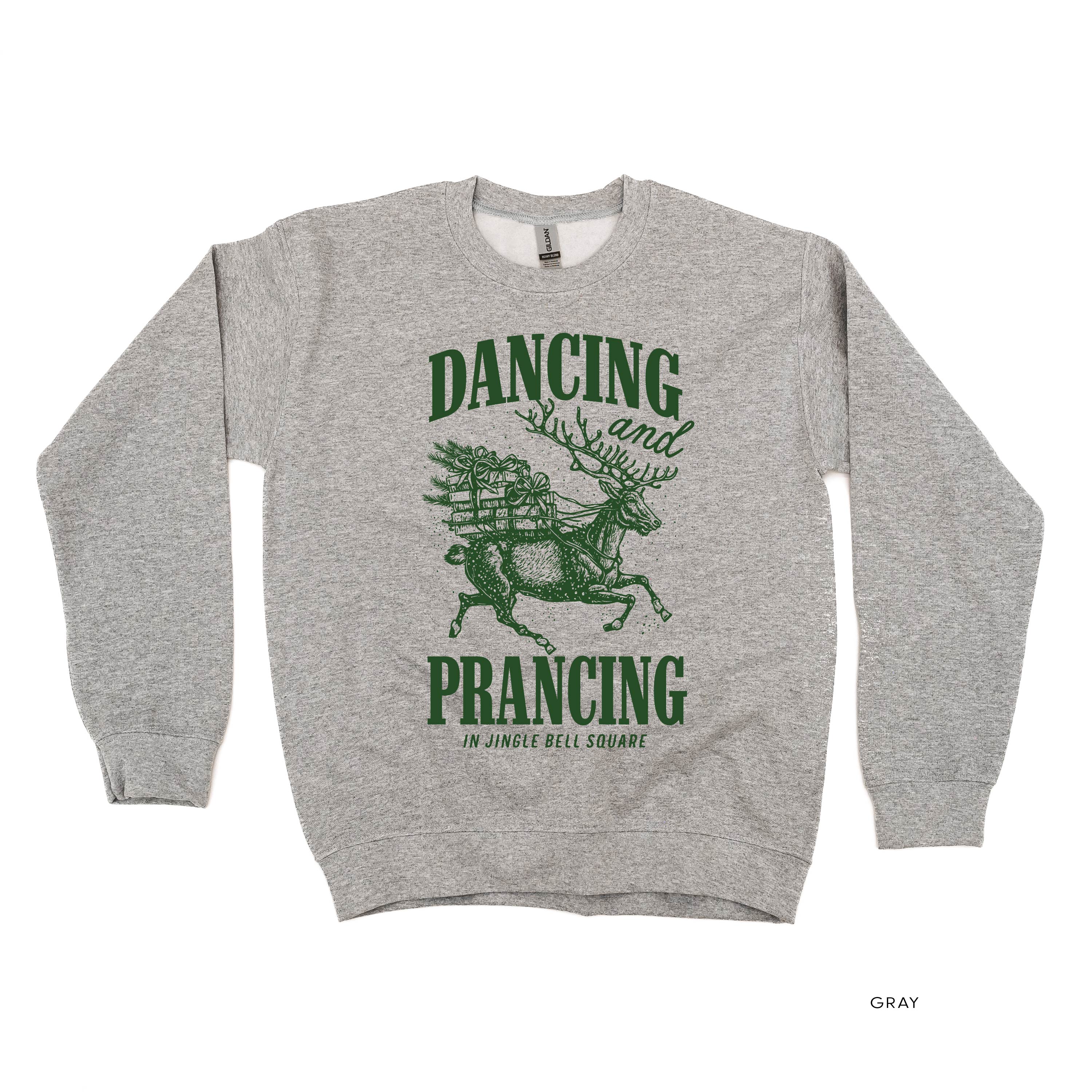 Dancing and Prancing in Jingle Bell Square - BASIC Fleece Little Mama Shirt Shop LLC