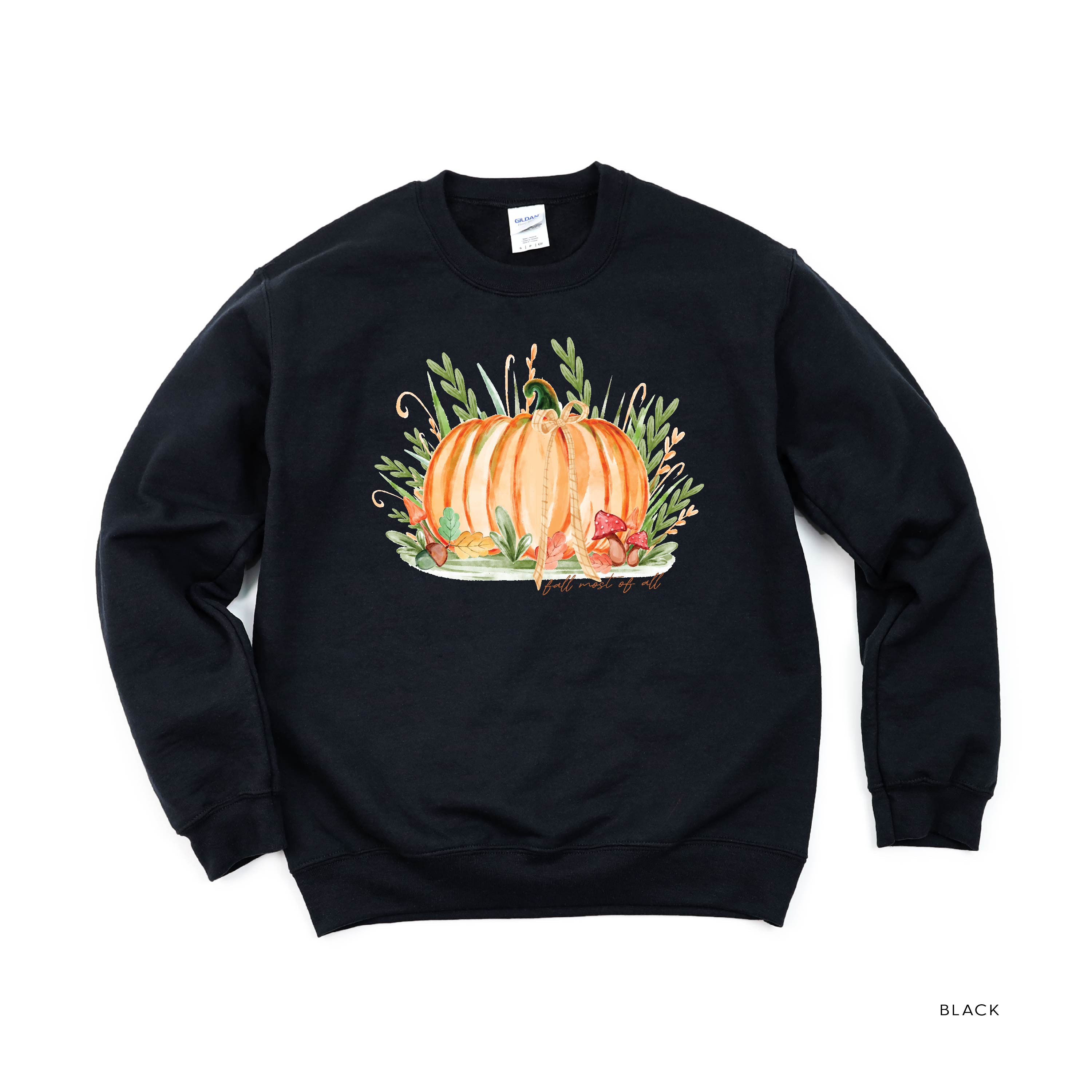 Fall Most of All - Basic Fleece Crewneck Little Mama Shirt Shop LLC