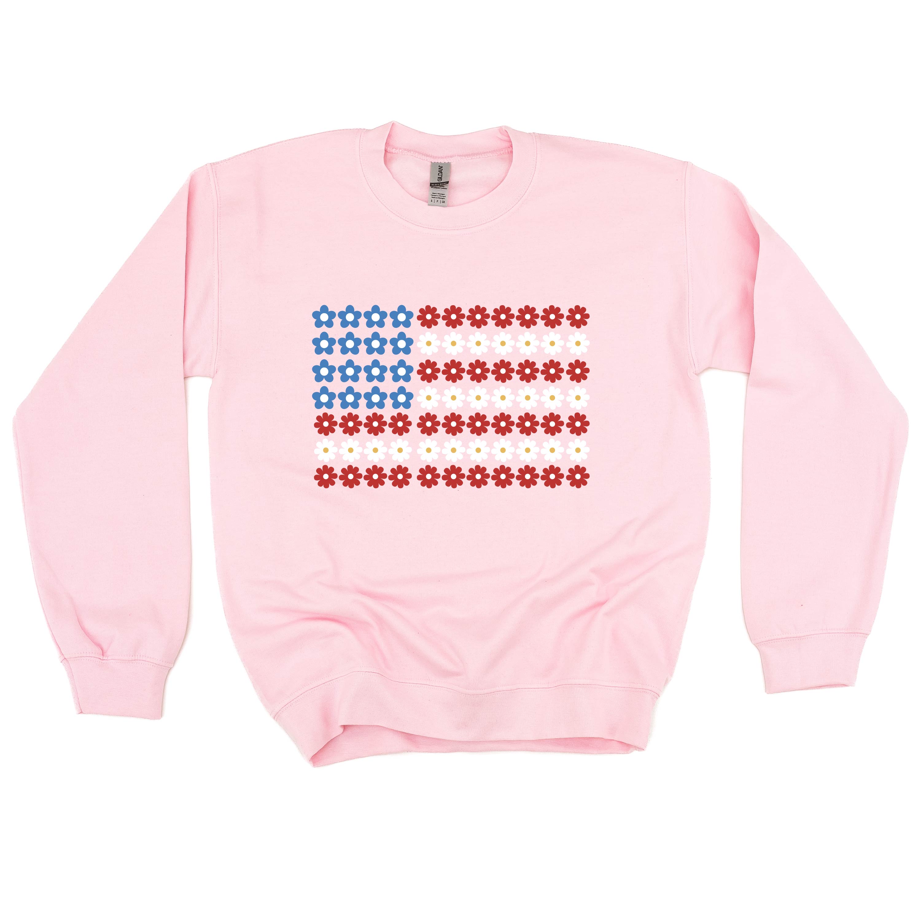 Flower Flag - BASIC Fleece Little Mama Shirt Shop LLC