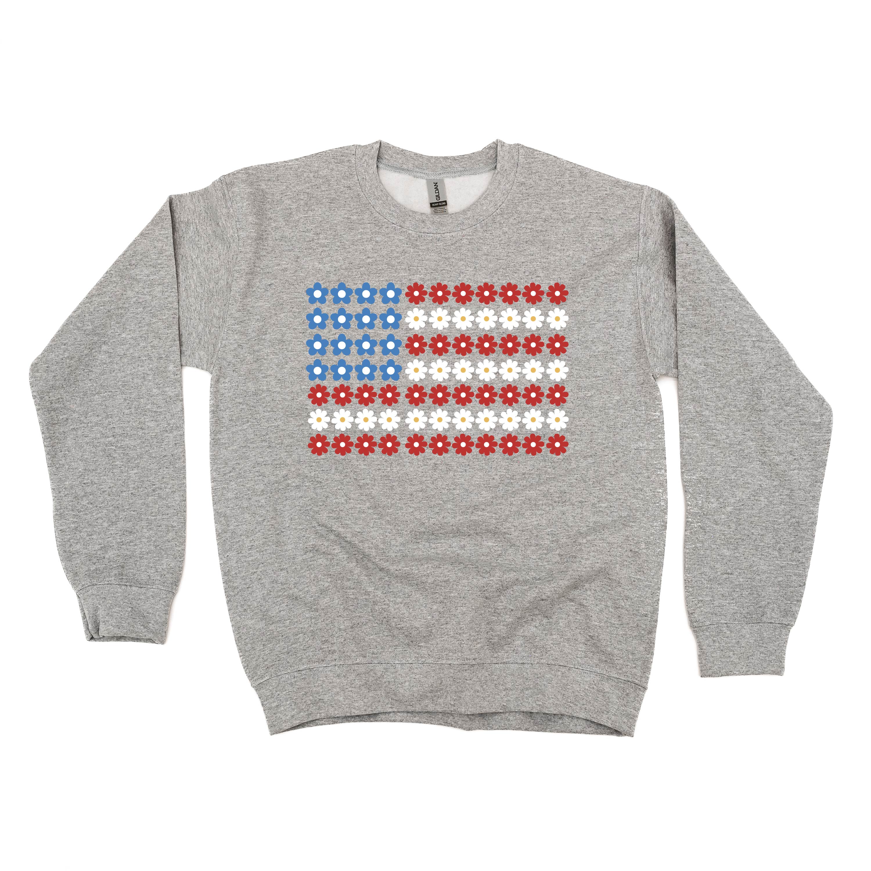 Flower Flag - BASIC Fleece Little Mama Shirt Shop LLC