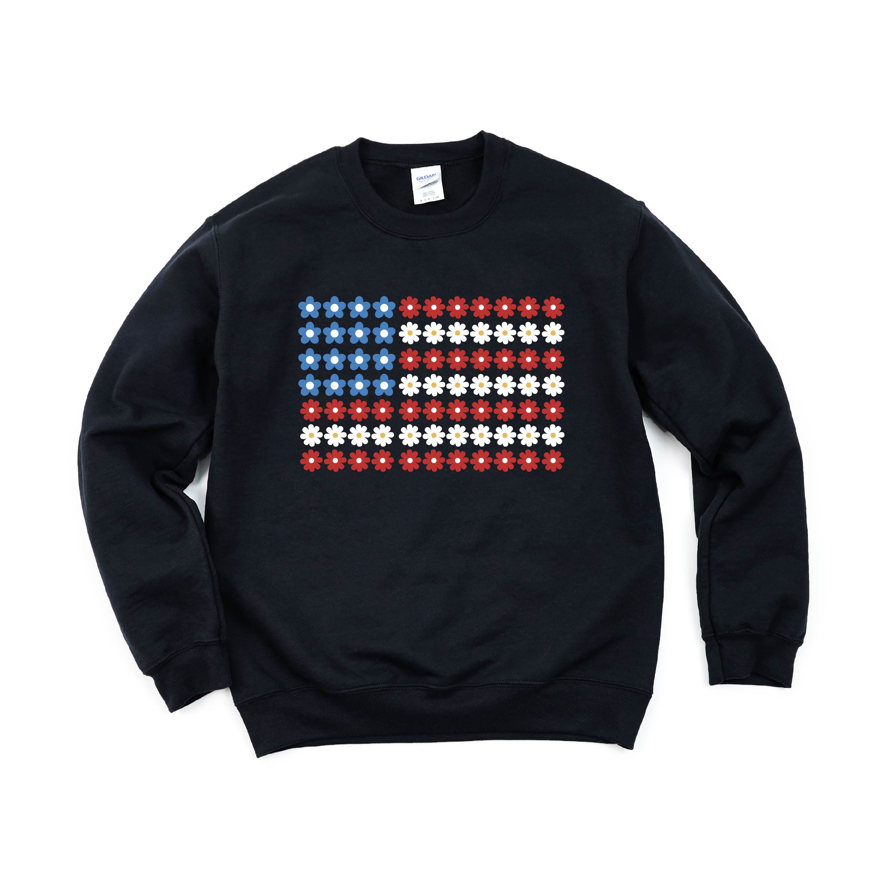 Flower Flag - BASIC Fleece Little Mama Shirt Shop LLC