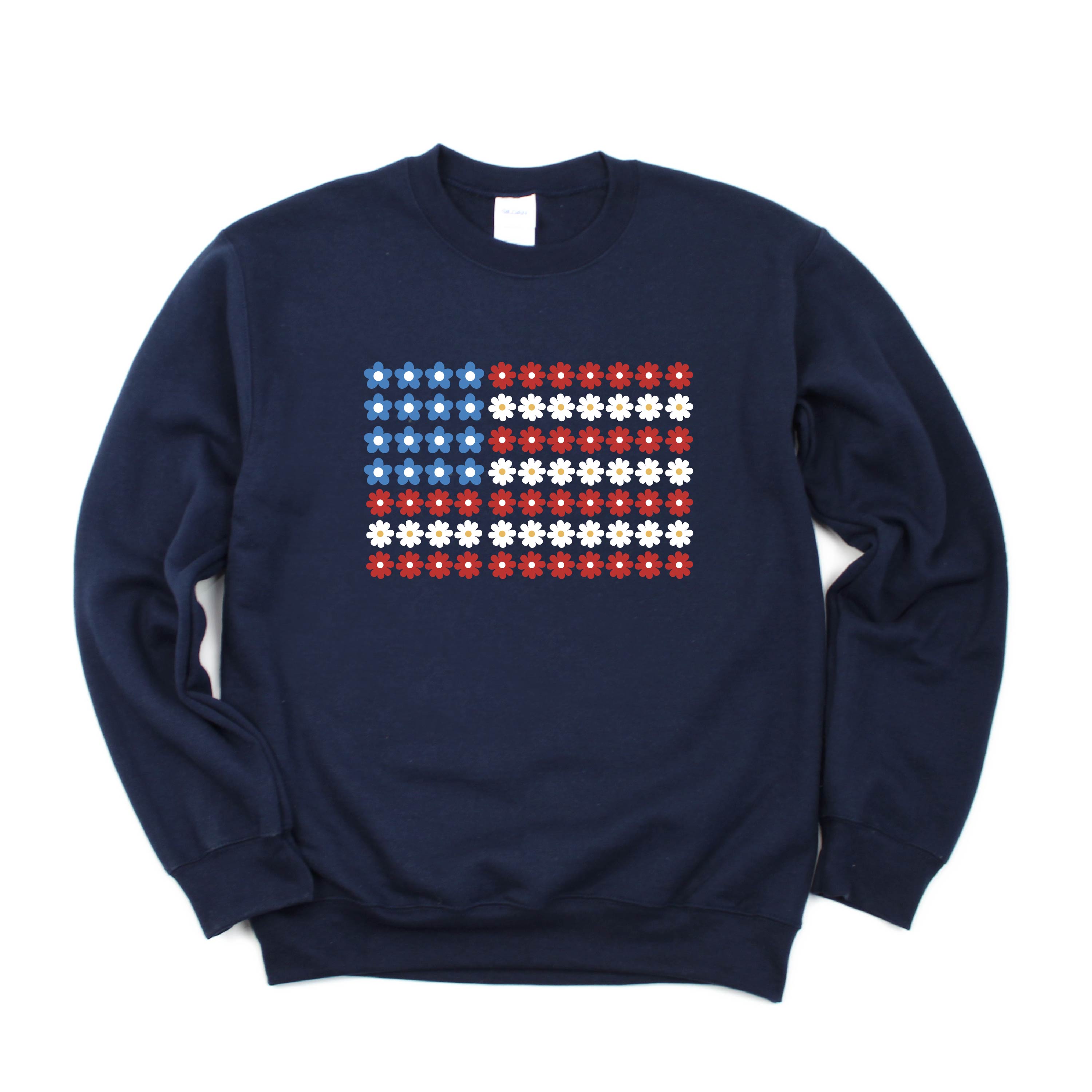 Flower Flag - BASIC Fleece Little Mama Shirt Shop LLC