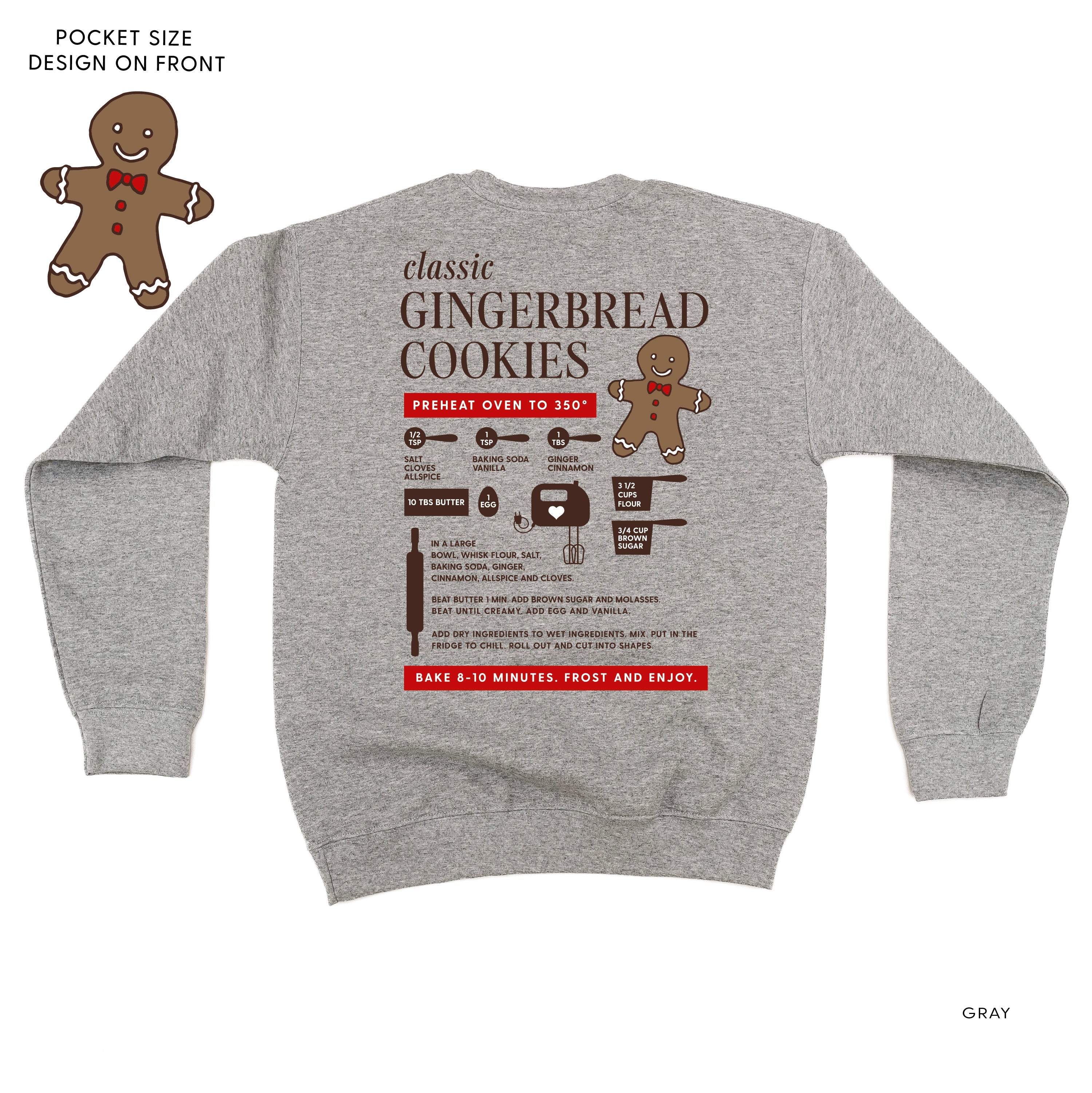 Gingerbread Cookie Recipe (pf&b) - BASIC Fleece Little Mama Shirt Shop LLC