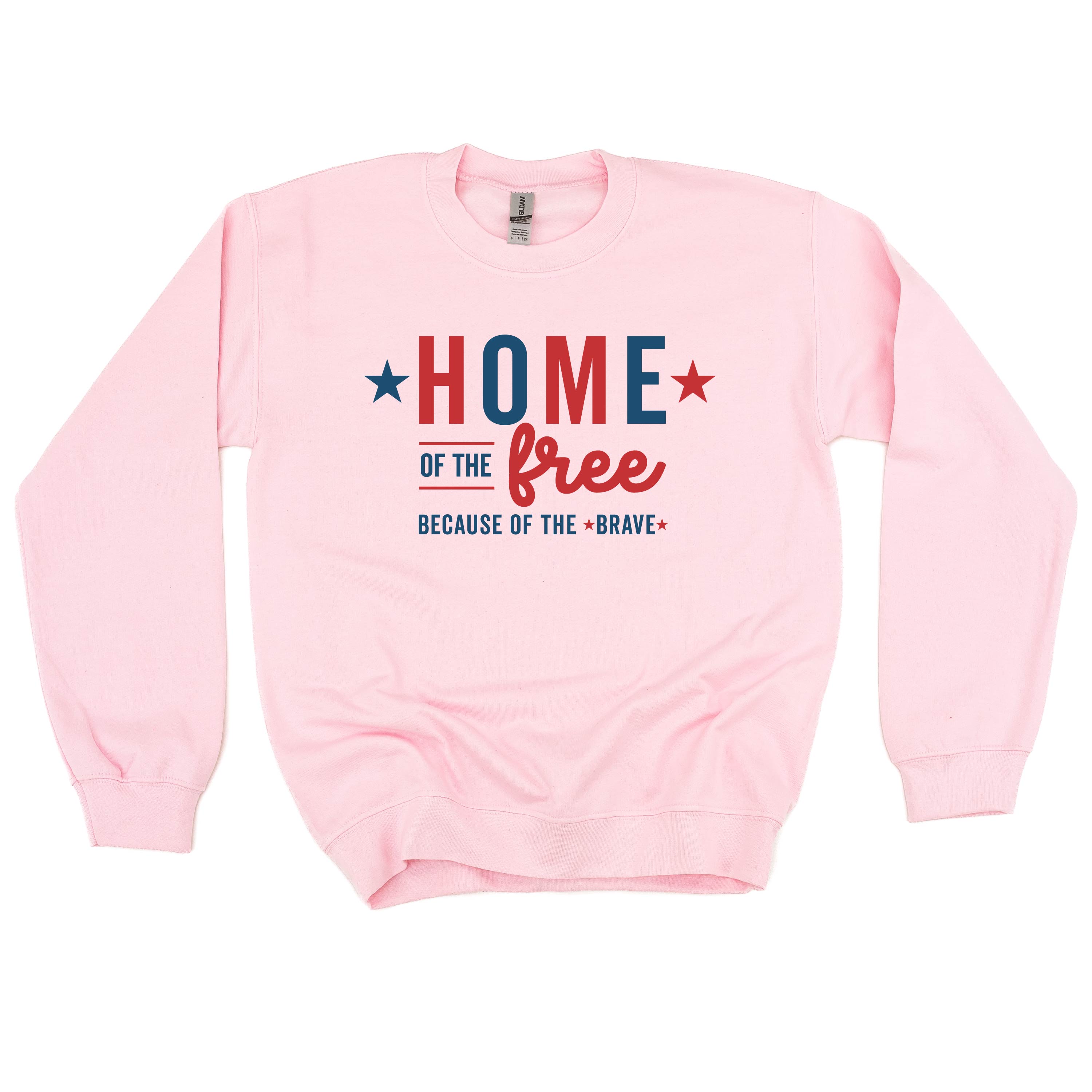 Home Of The Free Because Of The Brave - BASIC Fleece Little Mama Shirt Shop LLC