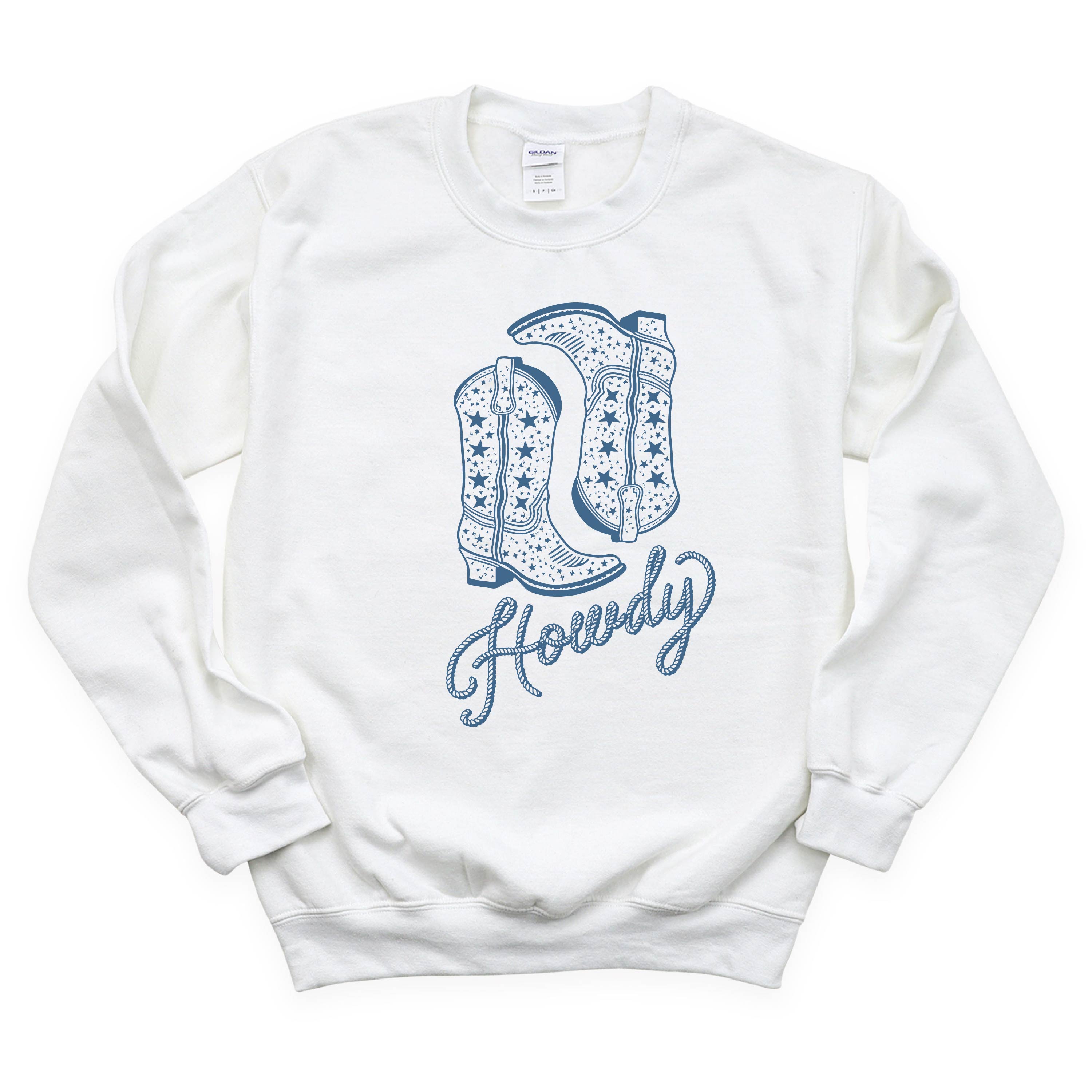  Cowboy Boots - BASIC Fleece Little Mama Shirt Shop LLC
