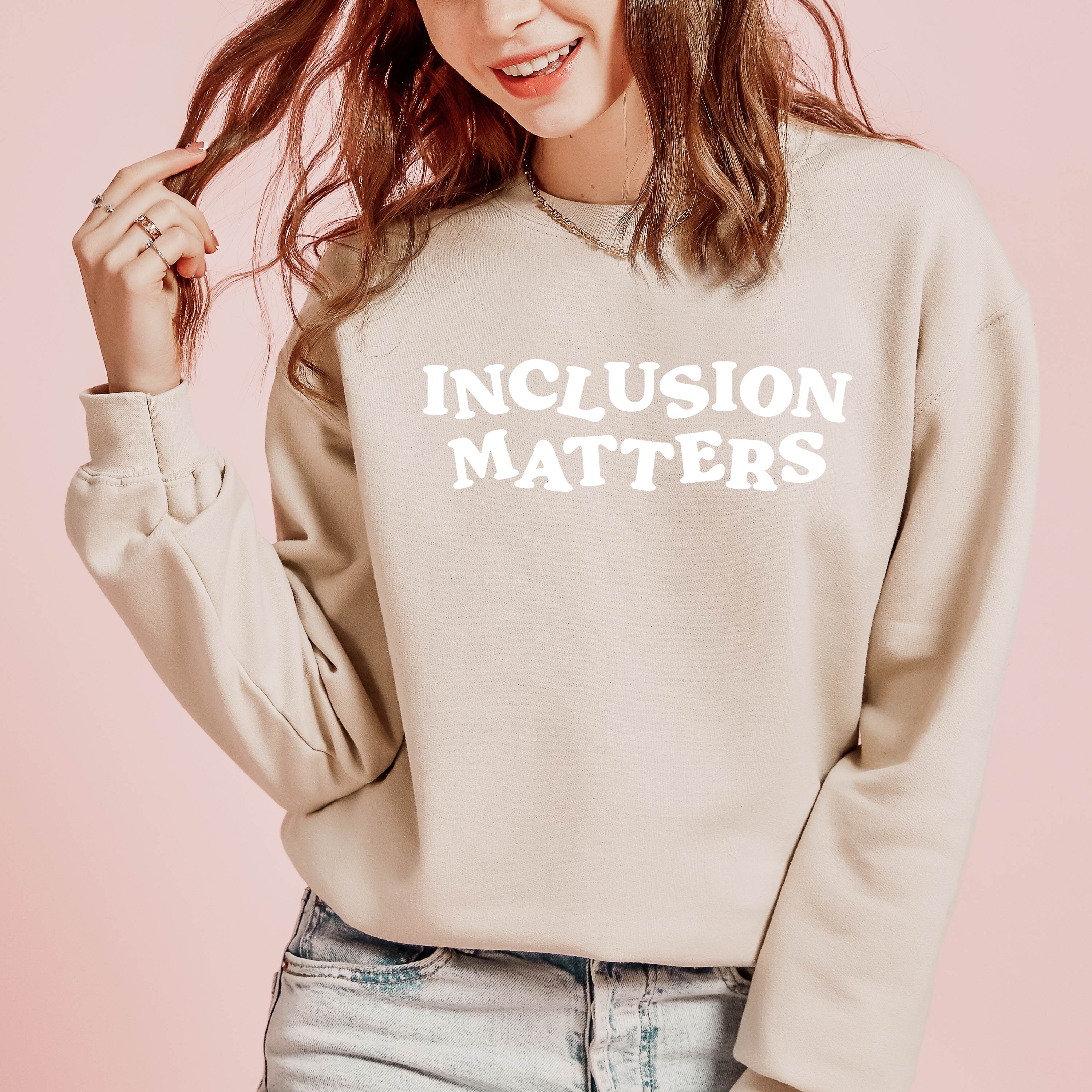 Inclusion Matters - BASIC FLEECE CREWNECK