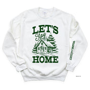 Let's Stay Home (sd) - BASIC Fleece Little Mama Shirt Shop LLC