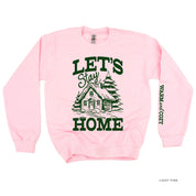 Let's Stay Home (sd) - BASIC Fleece Little Mama Shirt Shop LLC