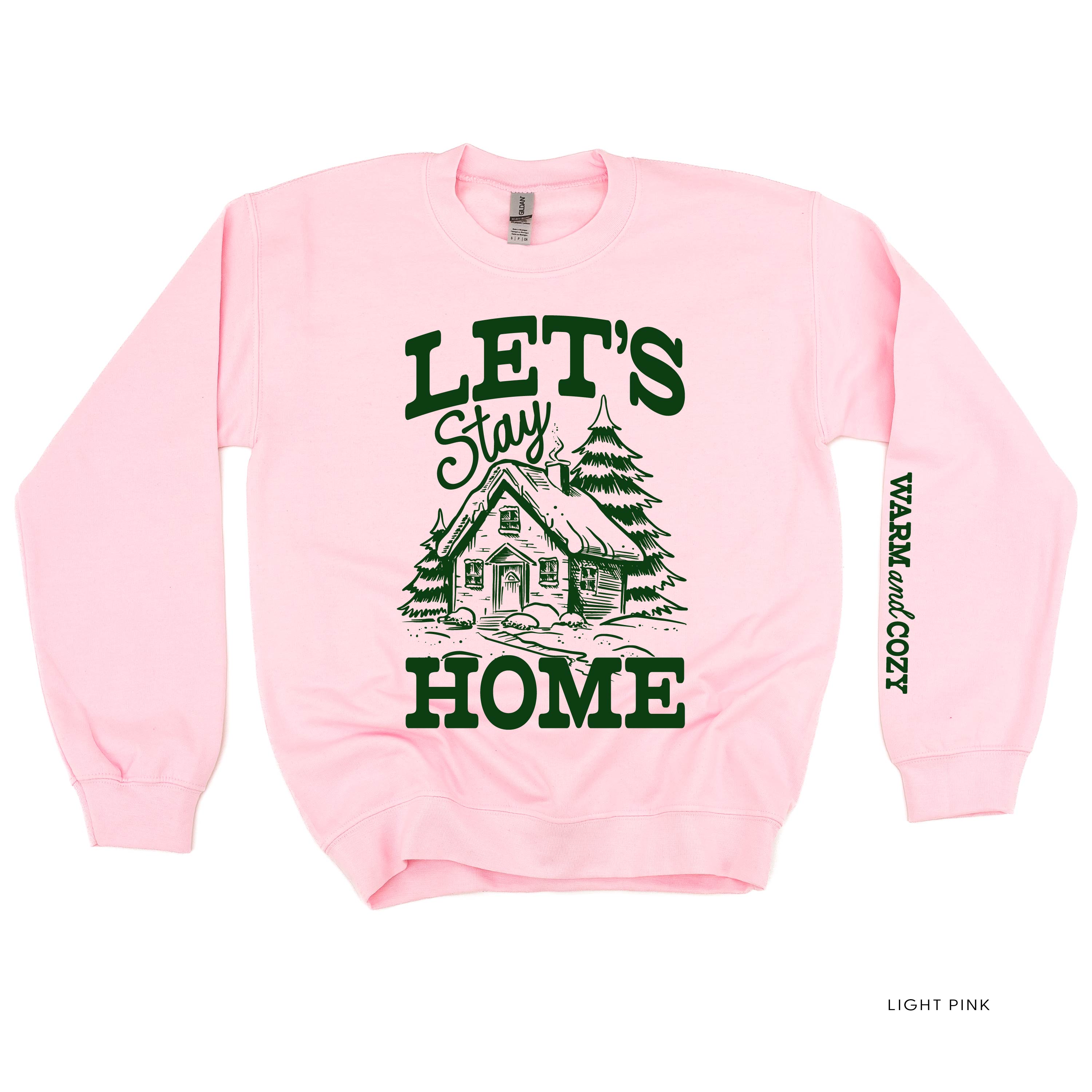 Let's Stay Home (sd) - BASIC Fleece Little Mama Shirt Shop LLC
