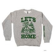 Let's Stay Home (sd) - BASIC Fleece Little Mama Shirt Shop LLC