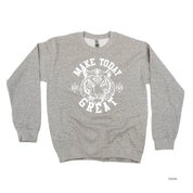Make Today Great - TIGER - BASIC FLEECE CREWNECK Little Mama Shirt Shop LLC