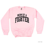 Mom of a Fighter - Varsity - BASIC FLEECE CREWNECK