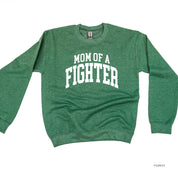 Mom of a Fighter - Varsity - BASIC FLEECE CREWNECK
