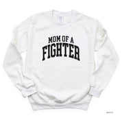 Mom of a Fighter - Varsity - BASIC FLEECE CREWNECK