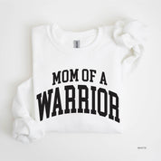 Mom of a Warrior - Varsity - BASIC FLEECE CREWNECK