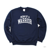 Mom of a Warrior - Varsity - BASIC FLEECE CREWNECK