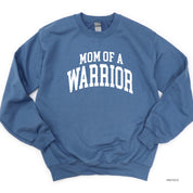 Mom of a Warrior - Varsity - BASIC FLEECE CREWNECK