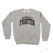 Mother of a Fighter - Varsity - BASIC FLEECE CREWNECK