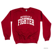 Mother of a Fighter - Varsity - BASIC FLEECE CREWNECK
