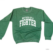 Mother of a Fighter - Varsity - BASIC FLEECE CREWNECK