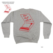 Embroidered/Printed (pf&b) - One Last Chance - BASIC Fleece Little Mama Shirt Shop LLC