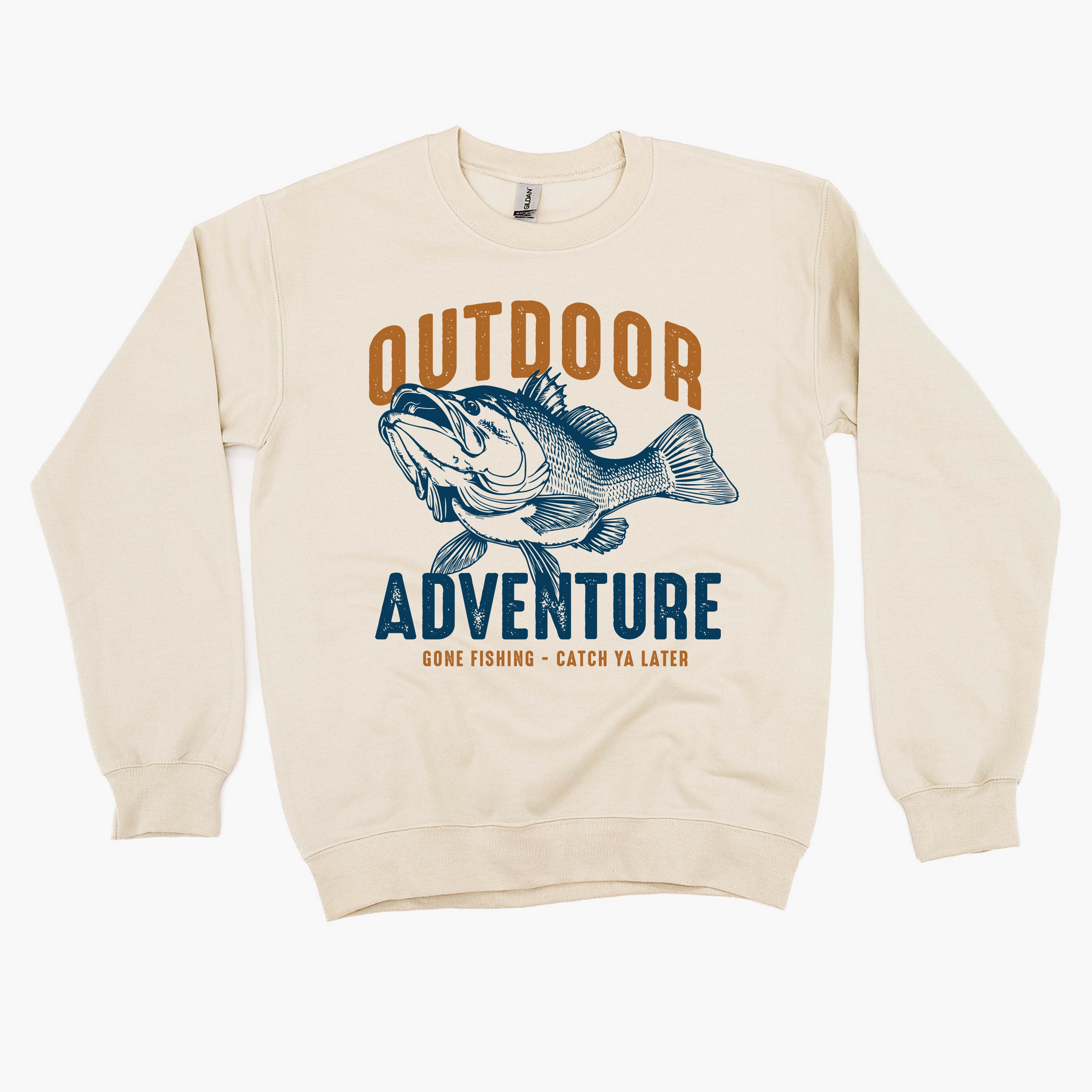 Outdoor Adventure - BASIC FLEECE CREWNECK Little Mama Shirt Shop LLC