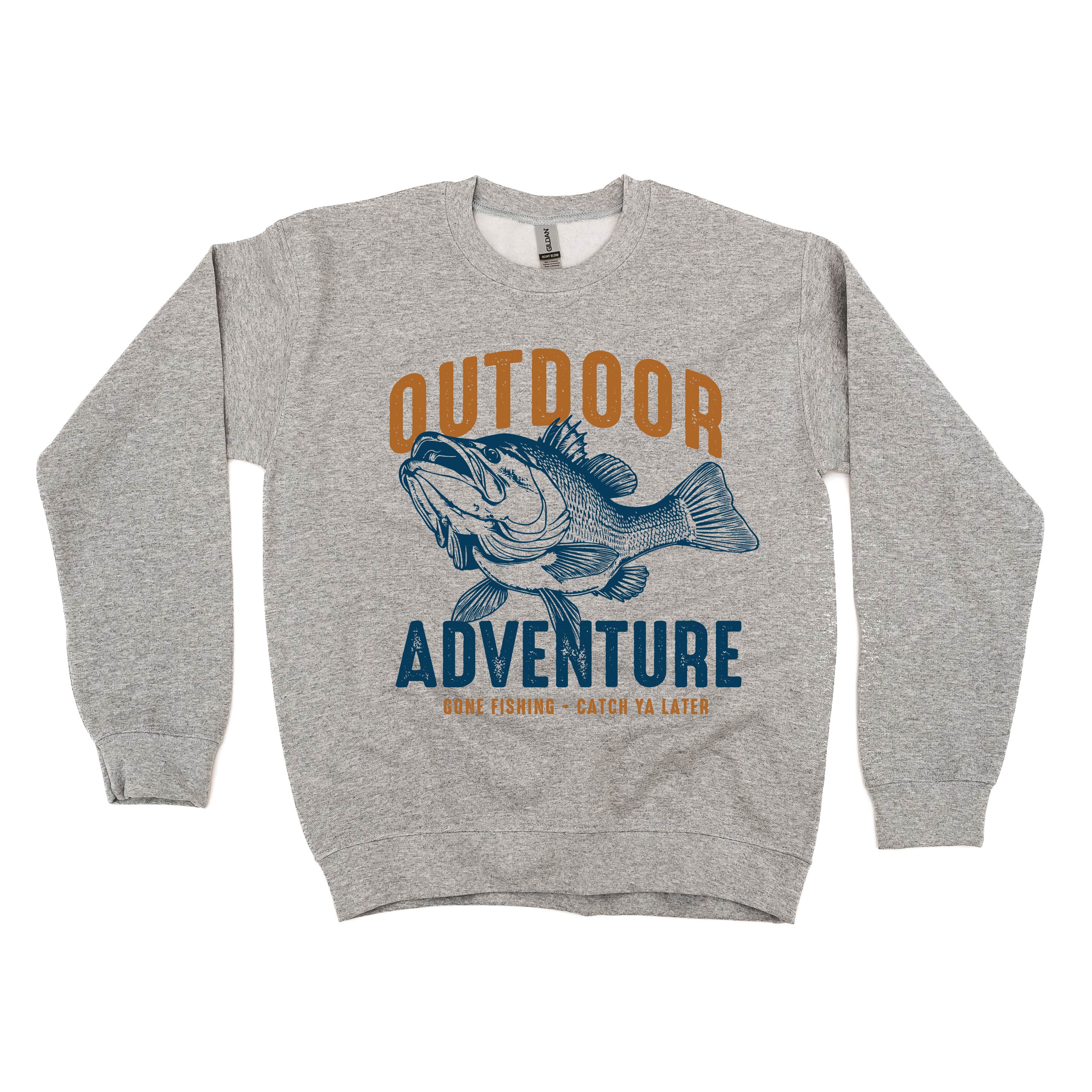Outdoor Adventure - BASIC FLEECE CREWNECK Little Mama Shirt Shop LLC